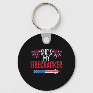 Llavero Shes My Firecracker 4 De Julio Golpe Patriótico Es