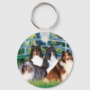 Llavero Shetland Sheepdog (cuatro) - Puente