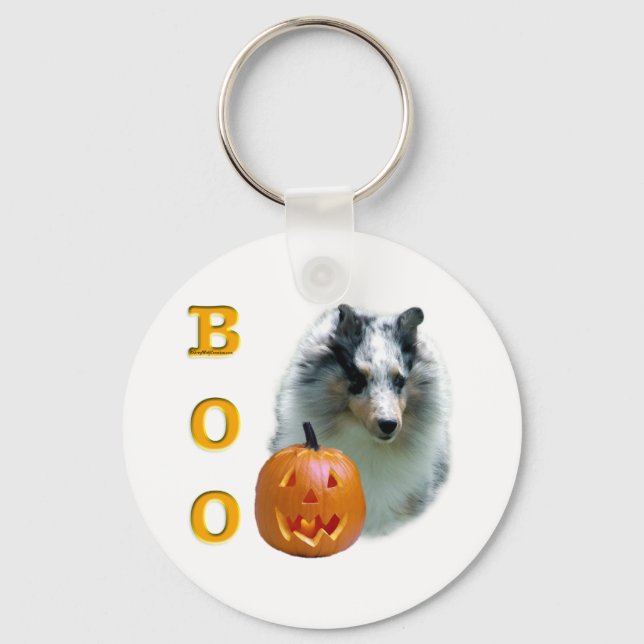 Llavero Shetland Sheepdog (merle) Boo (Anverso)