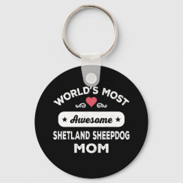 Llavero Shetland Sheepdog Mom