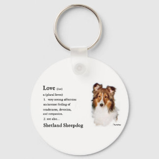 Llavero Shetland Sheepdog Sheltie Art Gifts