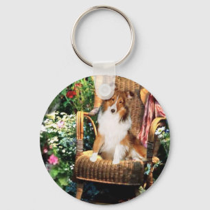 Llavero Shetland Sheepdog Sheltie Art Gifts