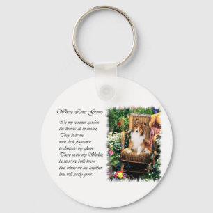 Llavero Shetland Sheepdog Sheltie Art Gifts
