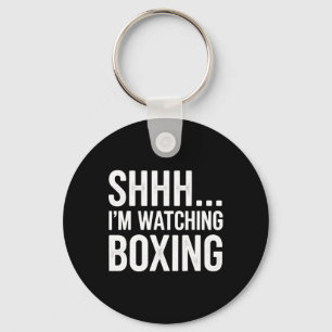 Llavero Shhh... Estoy viendo el engranaje de boxeo para la