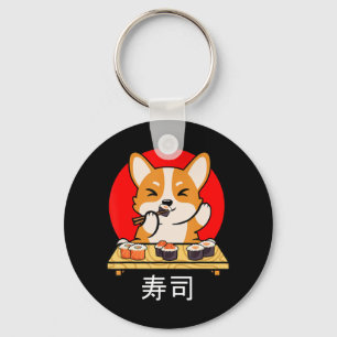Llavero Shiba Inu come sushi Kawaii Neko Gift Anime