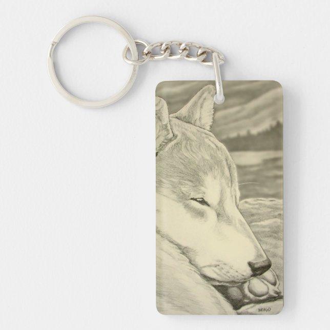 Llavero Shiba Inu Keychain Shiba Inu Regalos de Arte Perro (Frente)