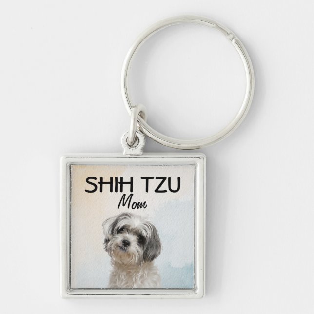 Llavero Shih Tzu Best Mom (Frente)