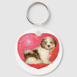 Llavero Shih Tzu El día de San Valentín
