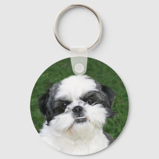 Llavero Shih Tzu face keychain