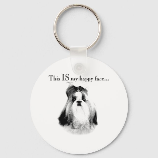 Llavero Shih Tzu Happy Face (Anverso)