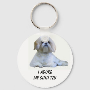 Llavero Shih Tzu I Adore Keychain