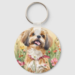Llavero Shih Tzu Keychain - Cadena de búsqueda de perros