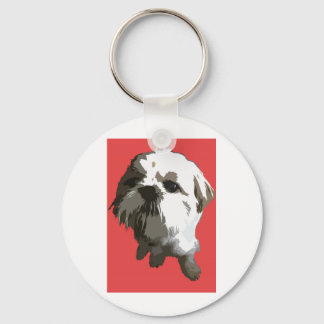 Llavero Shih Tzu (rojo)