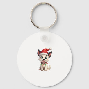 Llavero Shih Tzu Santa Luces del árbol de Navidad Xmas Amo