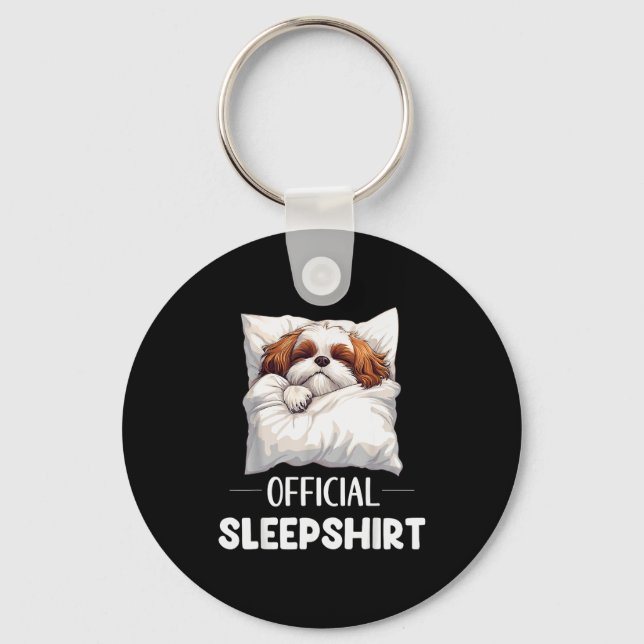 Llavero Shih Tzu Sleepshirt Cute Dog Lover Pajama Sleepwea (Anverso)