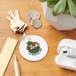 Llavero Shih Tzu Treasure Keeper St.Patrick's Day