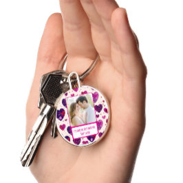 Llavero Shimmer Purple Heart Comparte Mis Fries