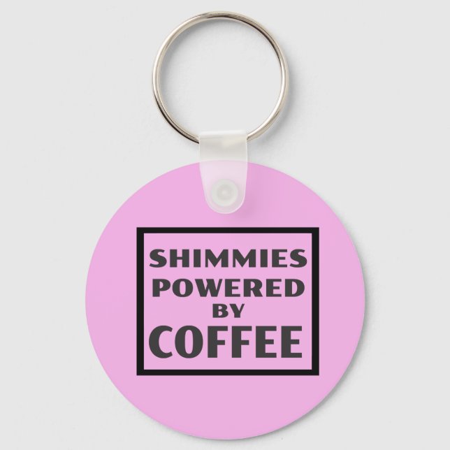 Llavero Shimmies Powered by COFFEE (Anverso)