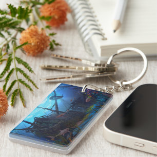 Llavero Shipwreck vintage