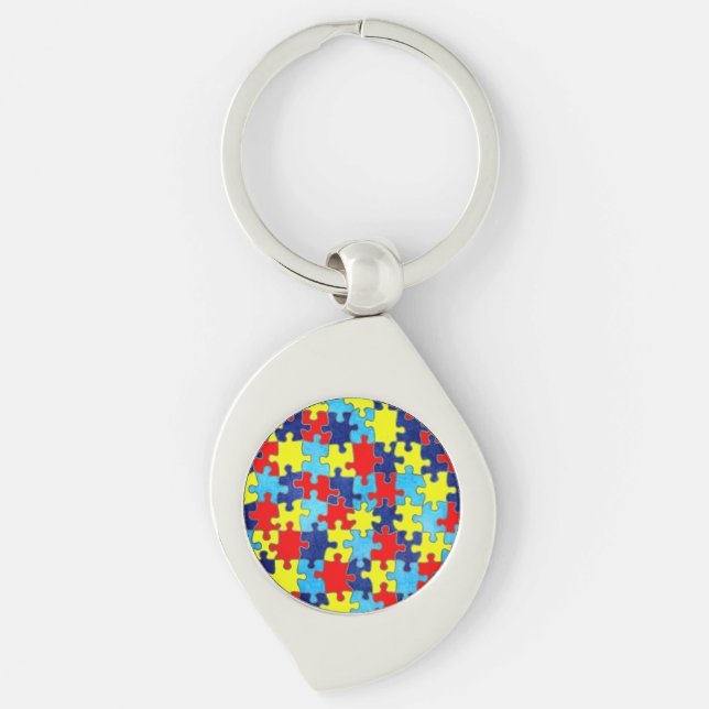 Llavero Shirley Taylor rompe el rompecabezas de la concien (Anverso)