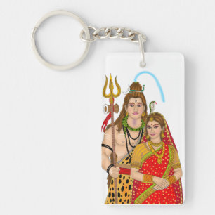 Llavero Shiv Parvati Keychain