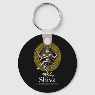 Llavero Shiva Creador Preservador Destructor Nataraja Hind