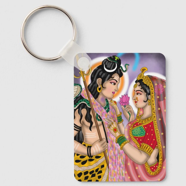 Llavero Shiva Parvati Keychain (Anverso)