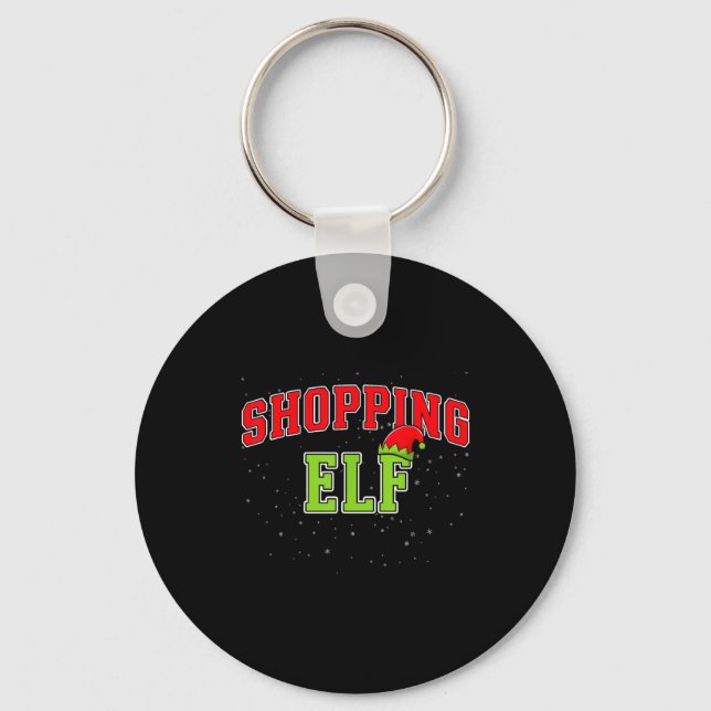 Llavero Shopng Elf Christmas Family Matching Group Xmas Sh (Anverso)