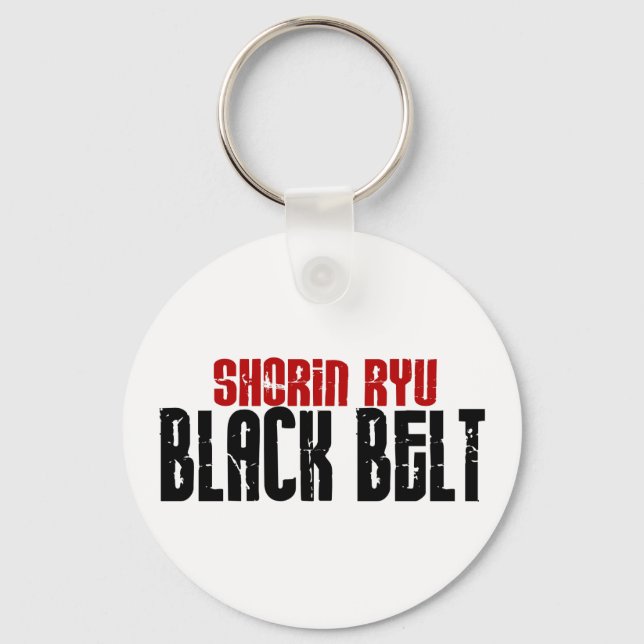 Llavero Shorin Ryu Black Belt Karate (Anverso)