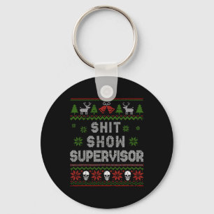 Llavero -show Supervisor Navidades Sweater Funny Ugly Xmas