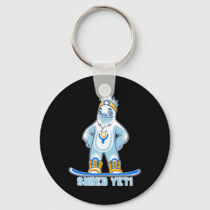 Llavero Shred Yeti - Fun Yeti Bigfoot Sasquatch Snowboardi