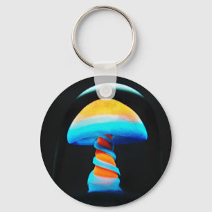 Llavero Shroom anaranjado