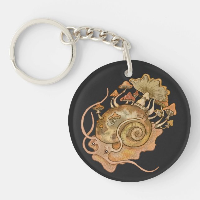 Llavero Shroom Snail Keychain (Frente)