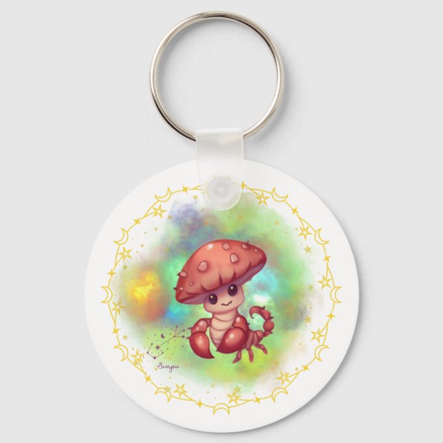 Llavero Shroomoscope Scorpio Keychain (Anverso)