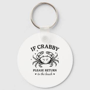 Llavero Si crabby vuelve a la playa - amantes de la playa