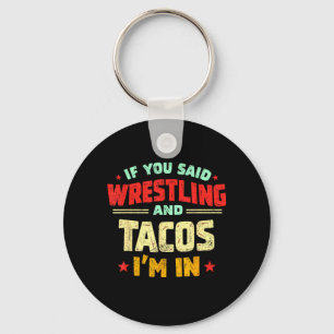 Llavero Si Dijo Lucha Libre y Tacos en Funny Wrestler Taco
