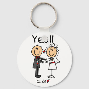 Llavero SÍ, hago camisetas y regalos para novias y novios
