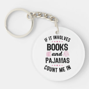 Llavero Si involucra libros y libros de pijamas, mucho más