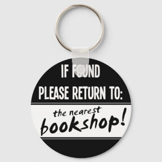 Llavero Si lo encuentra, regrese a la librería más cercana