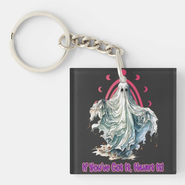 Llavero Si lo tienes, lo atormentas - Halloween (Frente)