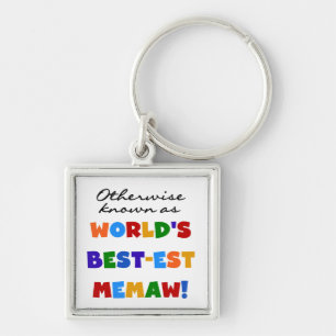 Llavero Si no conocido como camisetas del Mejor-est Memaw