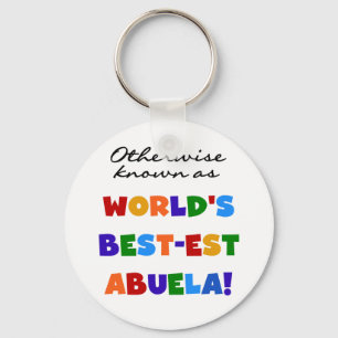 Llavero Si no conocido como regalos del Mejor-est Abuela