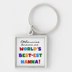 Llavero Si no conocido como regalos del Mejor-est Nanna