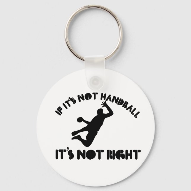 Llavero Si no es balonmano no está bien (Anverso)