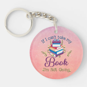 Llavero Si no puedo llevar mi libro no voy