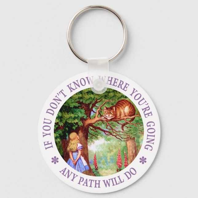 Llavero Si no sabes adónde vas... (Anverso)