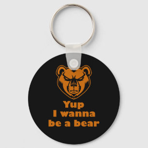 Llavero Sí, quiero ser un oso
