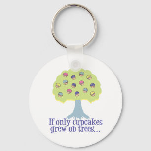 Llavero Si solo Cupcakes en Árboles