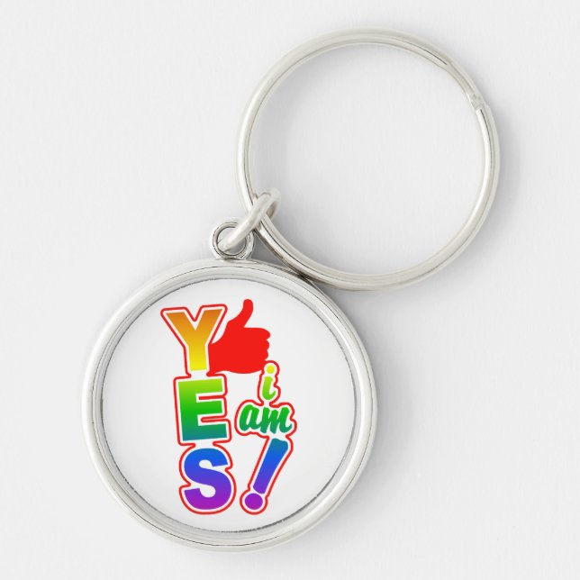 Llavero SÍ, SOY cadena de claves (Frente)