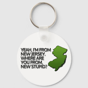 Llavero Sí, soy de Nueva Jersey.